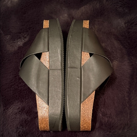 Free People Black and Brown Mules - Picture 2 of 2
